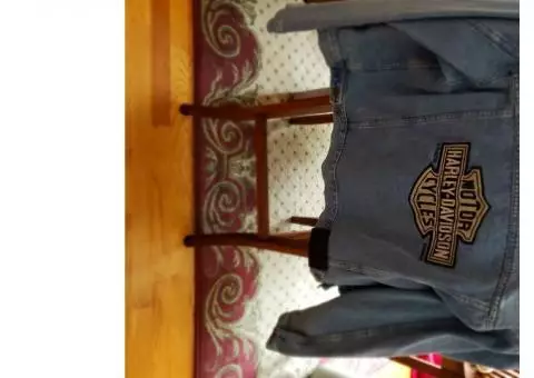 Womens Harley Davidson denim jacket large